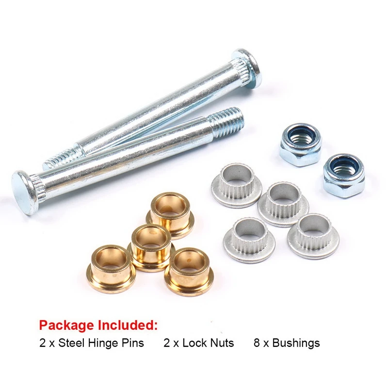 Front Door Hinge Pin Bushing Repair Kits For Ford Mustang Truck SUV Lincoln Mercury 2 Pin 1 Door