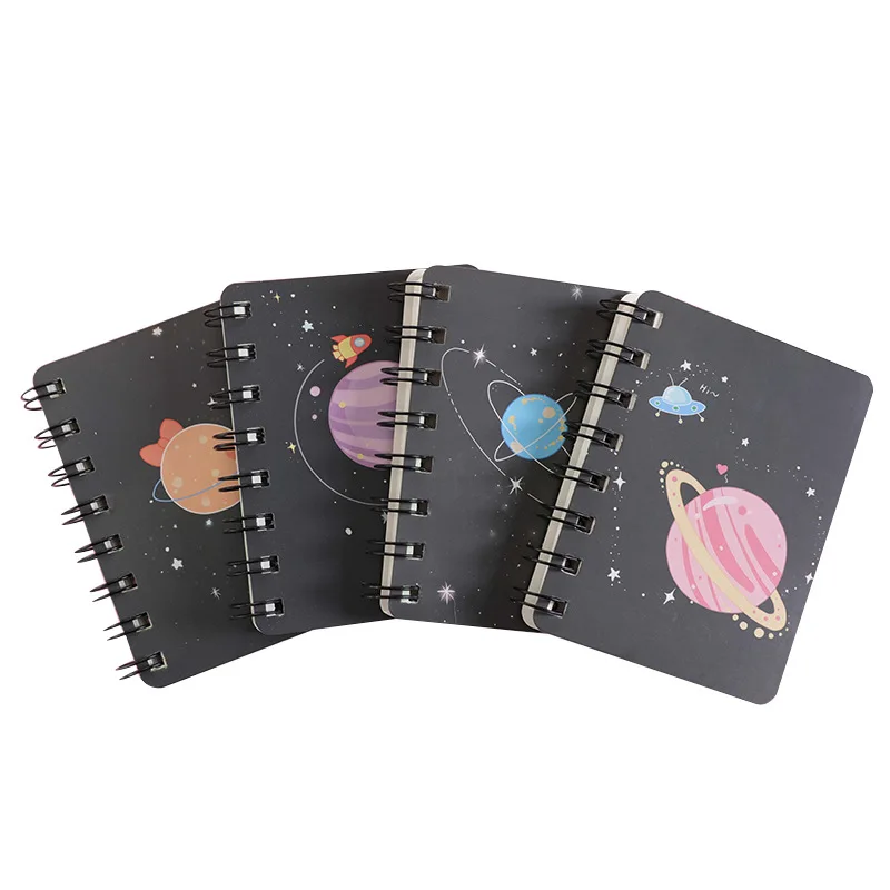 

Mini Planet Loose-leaf Hand Book Notebook Diary blank Notebooks Diaries Kawaii Student Notepad Stationery Office School Supplies