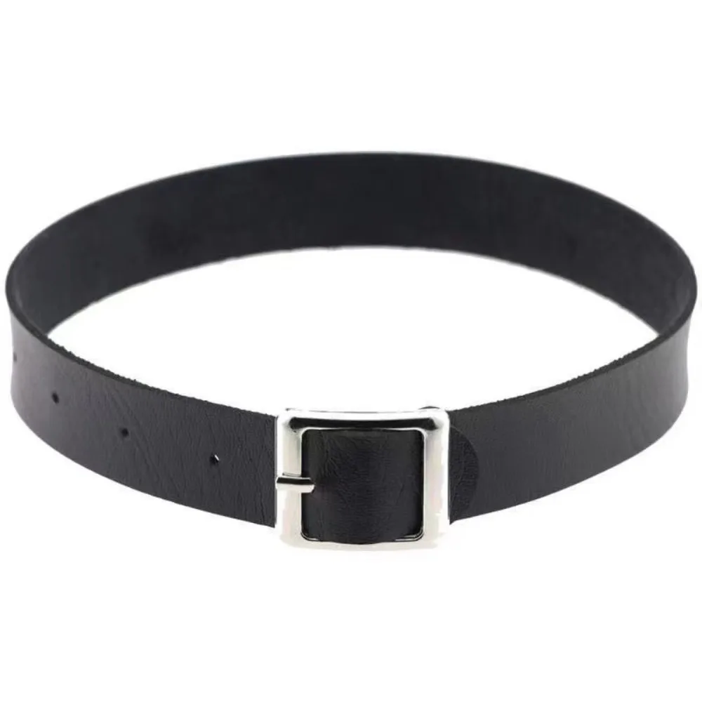 Sexy PU Leather Heart Lock Key Spike Chocker Goth Cosplay Pa