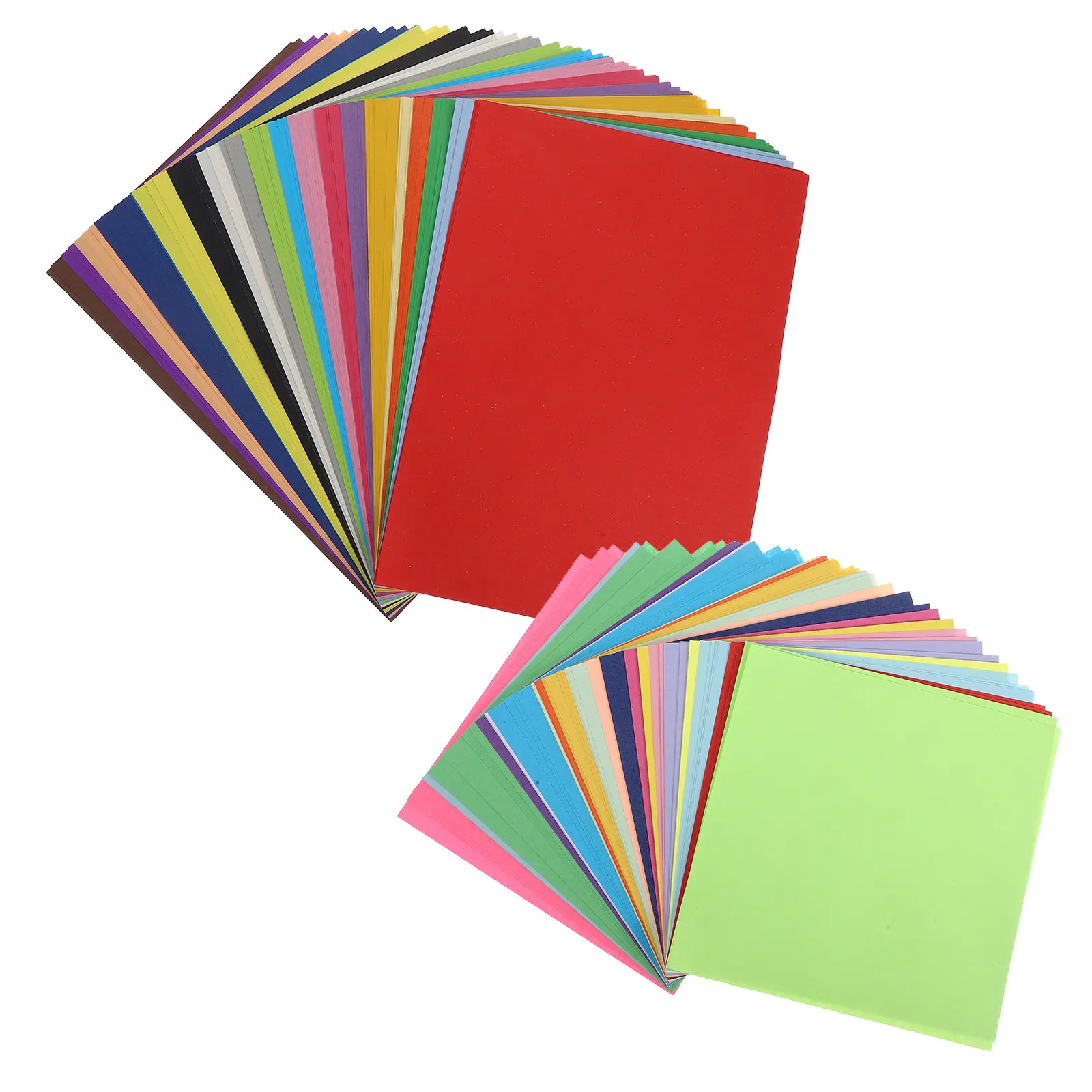 

300 шт. разноцветных картонных заготовок для поделок, складывания, творчества, DIY-проектов, скрапбукинга, изготовления открыток и цветных поделок