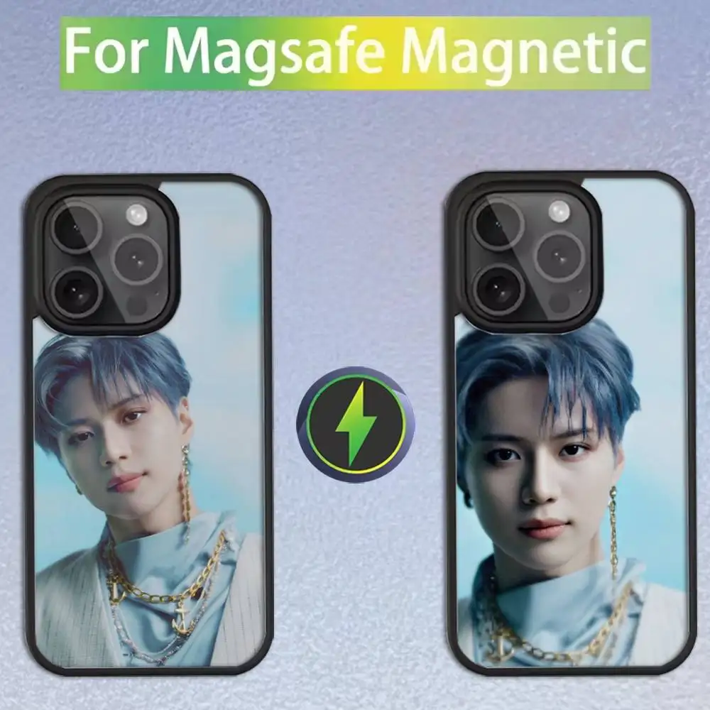 

S-ShineeS T-TaeminS Phone Case For iPhone 16,15,14,13,12,11,Pro,Max,Plus,Mini,SE Magsafe Magnetic Wireless Charging