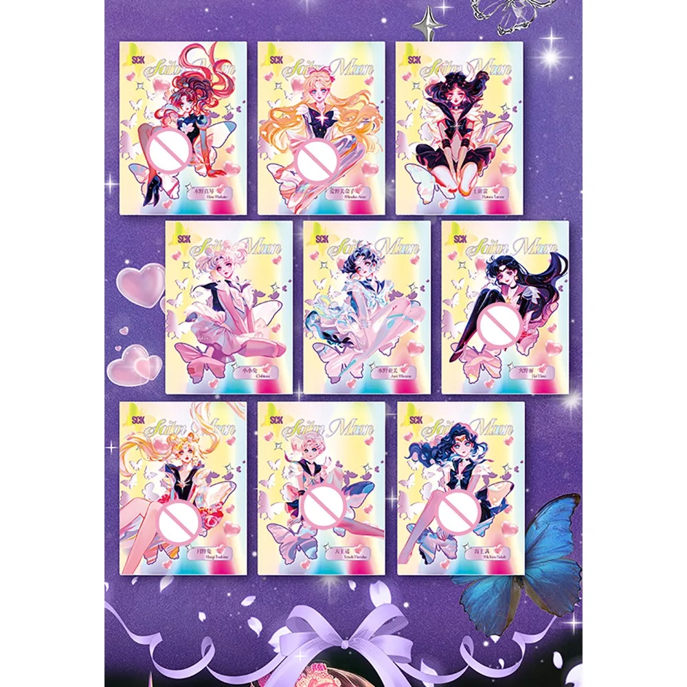Sailor Moon Collection Cards Charming Magical Girl Tsukino Usagi Kino Makoto Limited Character Card Fun Gifts Family Table Toys