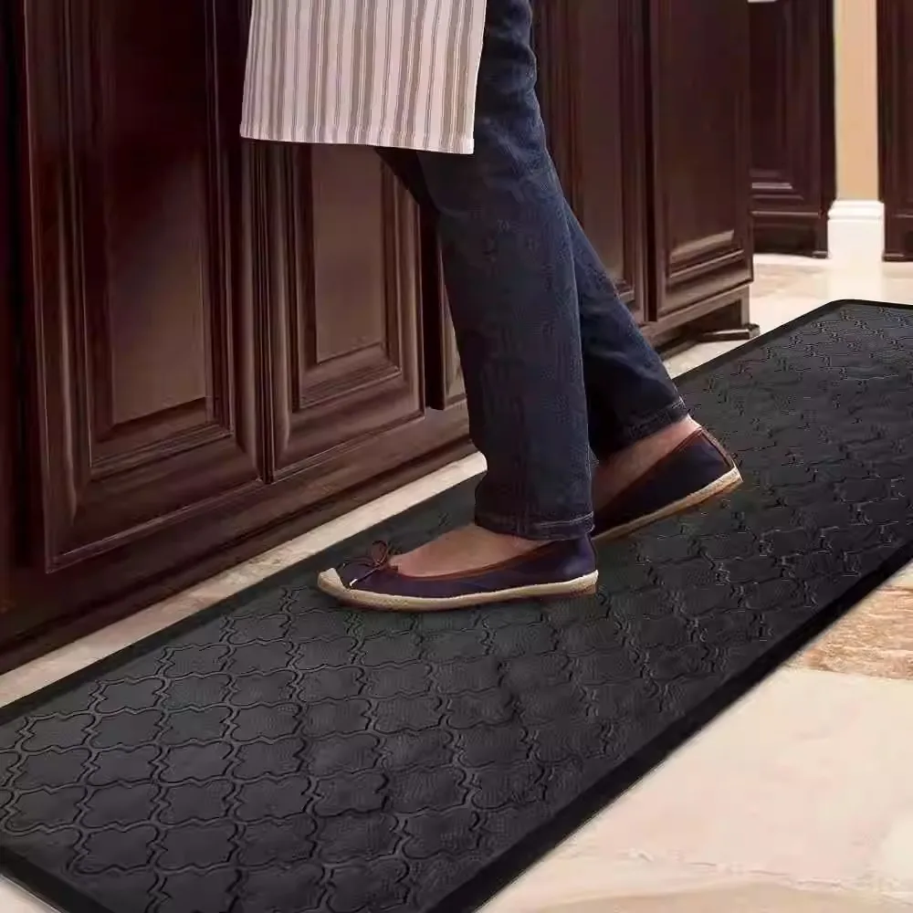 Alfombra Antifatiga para Cocina, Alfombra Antideslizante para Piso, Alfombra Gruesa de PVC Impermeable para Cocina y Pasillo