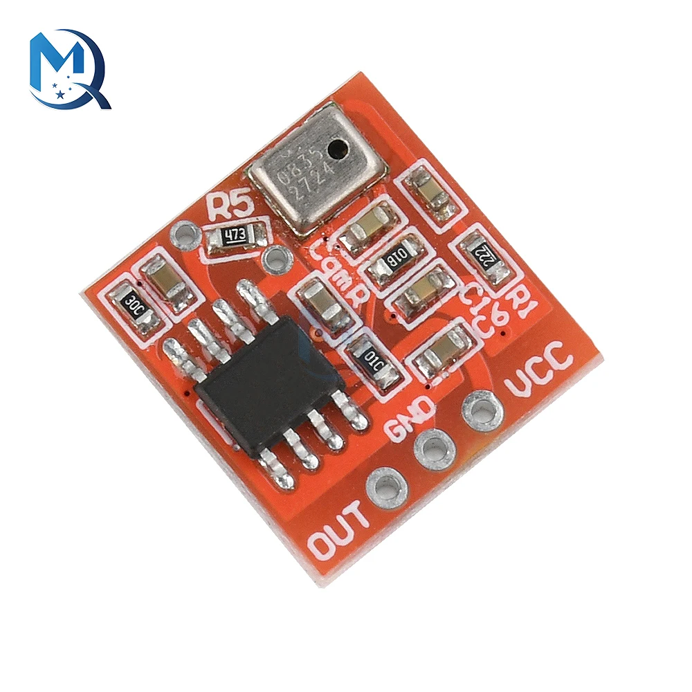 실리콘 마이크 앰프 모듈 디지털 마이크 픽업 프리앰프, 조정 가능한 DC 3-6V, TDA1308, 5 개 1 개