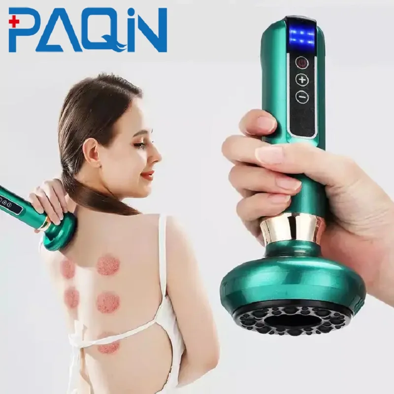 Electric Cupping Gua Sha Instrument Meridian Brush Intelligent Vacuum Can Suction Sha Household Gua Sha Massage Tool