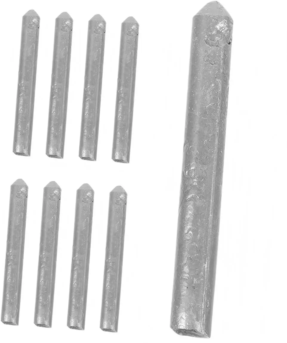 9 pièces de tiges de soudage à basse température, électrodes universelles à fusion facile pour l'aluminium, le cuivre, le fer et l'acier inoxydable, à âme en flux