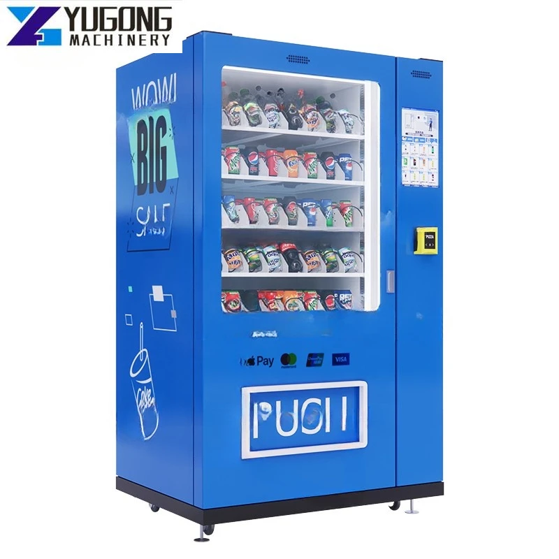 YG Automatic Retail Food Vending Machines Maquinas Expendedoras Snack and Drink Vending Machine Combo