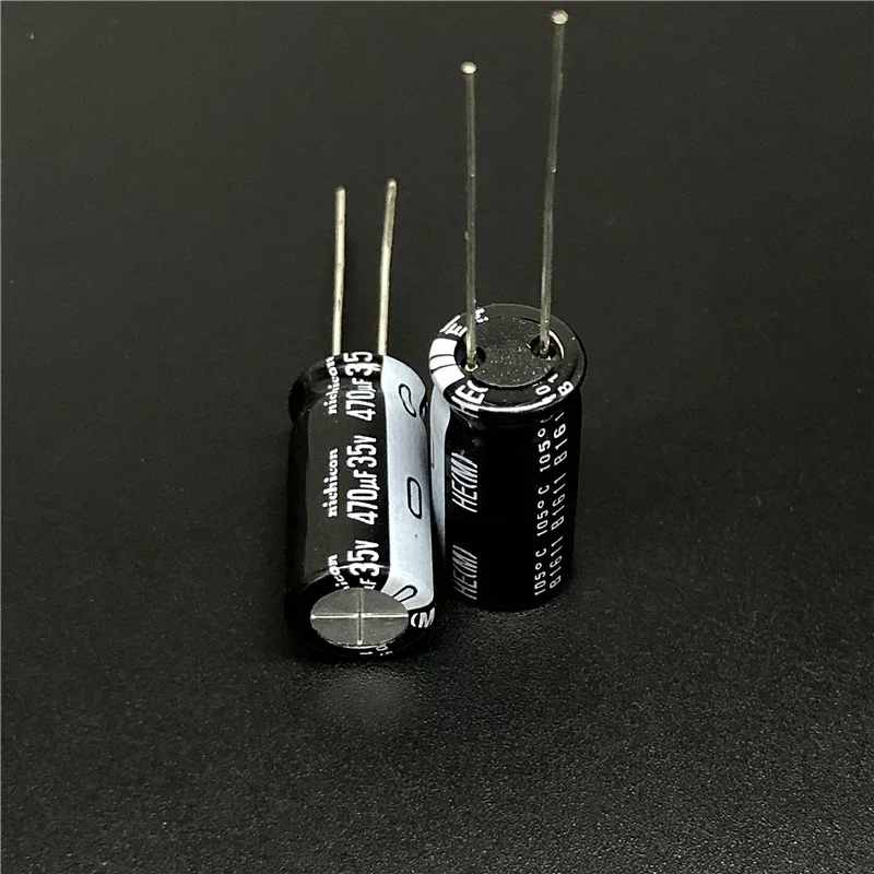 5 Pz/50 Pz 470uF 35V NICHICON HE Serie 10x20mm Estremamente Bassa Impedenza 35V470uF Condensatore Elettrolitico In Alluminio