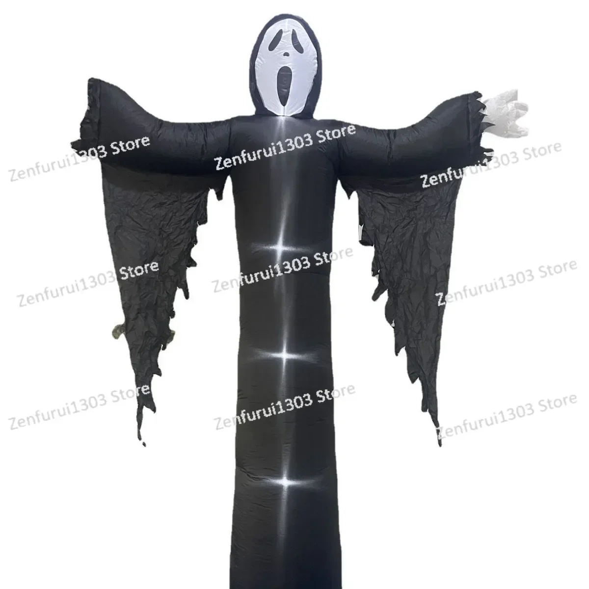 Halloween inflatable 3.6 meters led light nigger air model funny Halloween decorations, inflatable air model