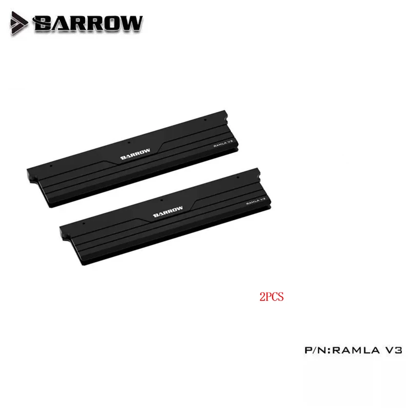 Barrow RAM Memory Heat Spreader Armor Vest, zwart, of desktop RAM DDR5 DDR4 DIY PC Game Overclocking RAMLA