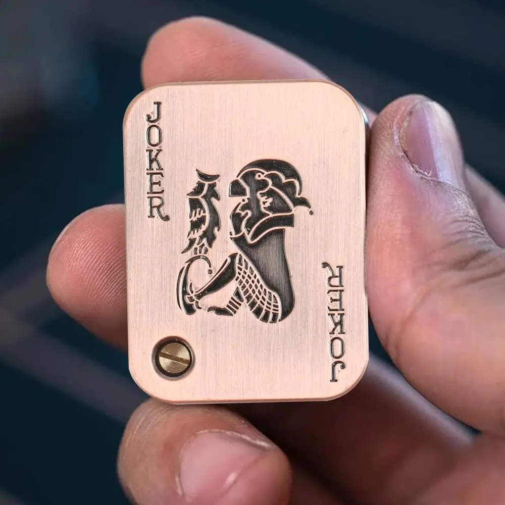 EDC 푸시 슬라이더 금속 Fidget 안티 스트레스 장난감 성인 손가락 회 전자 포커 불안 장난감 휴대용 팝 마그네틱 슬라이더 게임을 완화