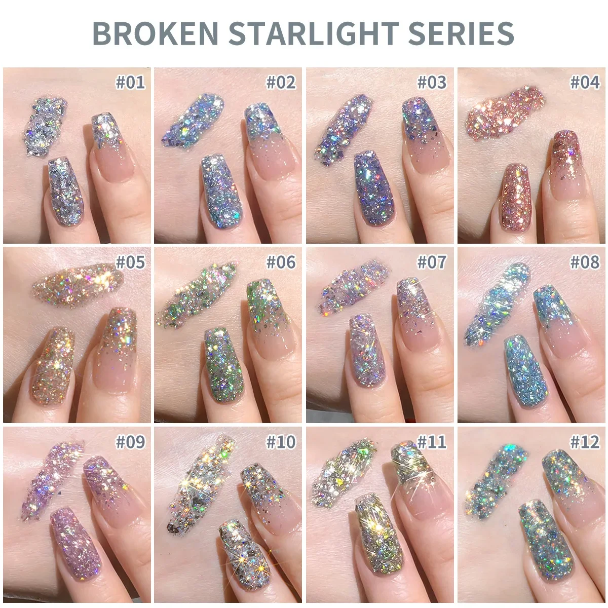 XEIJAYL15mlSuper Flash Laser Gel vernis à ongles Semi Permanent paillettes vernis Uv avec étincelles Gel manucure marchandises