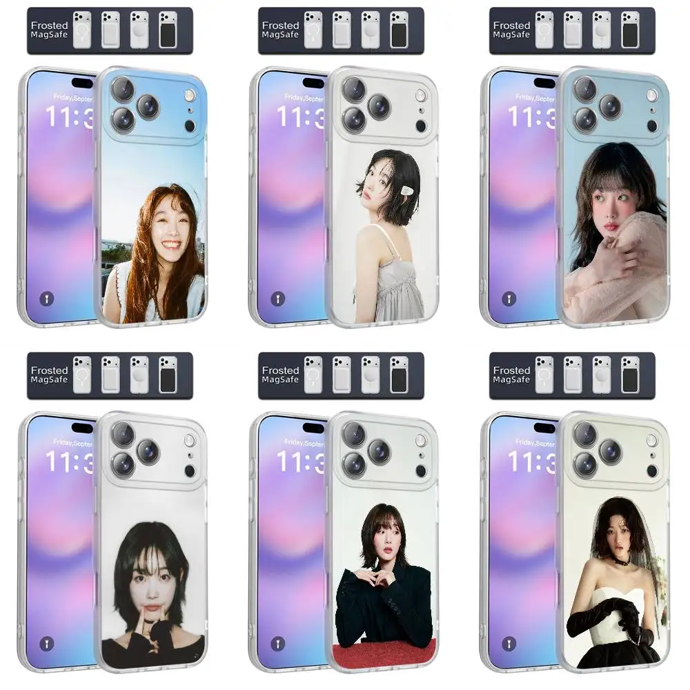 

L-Lee Yoo Mi Phone Case For iPhone 17,16,15,14,13,12,11,Pro,Max,Plus,E,Air,Mini Magnetic Magsafe Frosted Clear