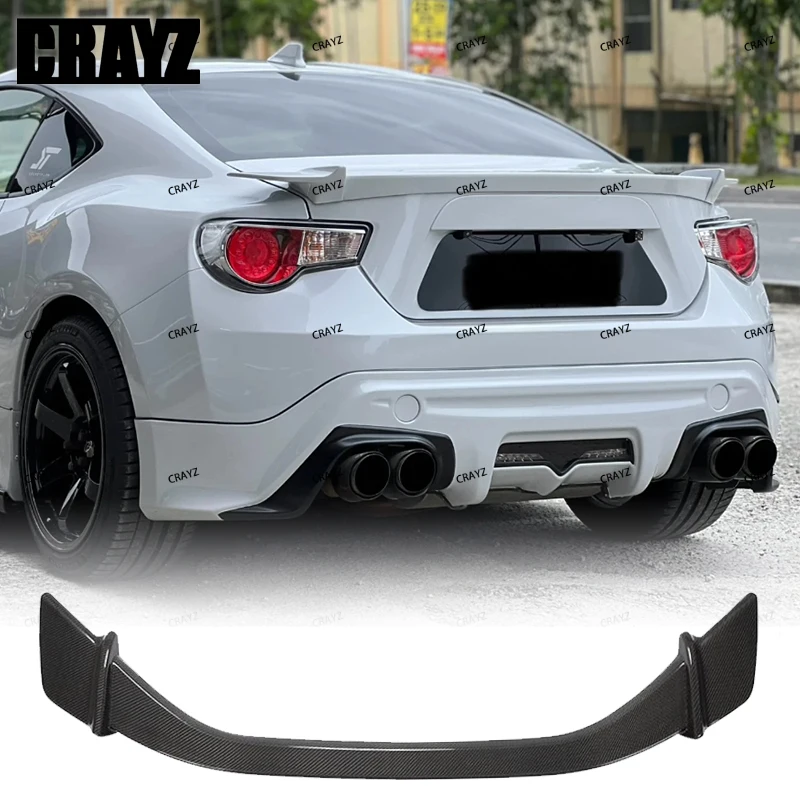 

For Toyota GT86 Subaru BRZ Scion FR-S 2013-2019 Original Factory Style Carbon Fiber CAR REAR WING TRUNK Lip Rear Trunk Spoiler
