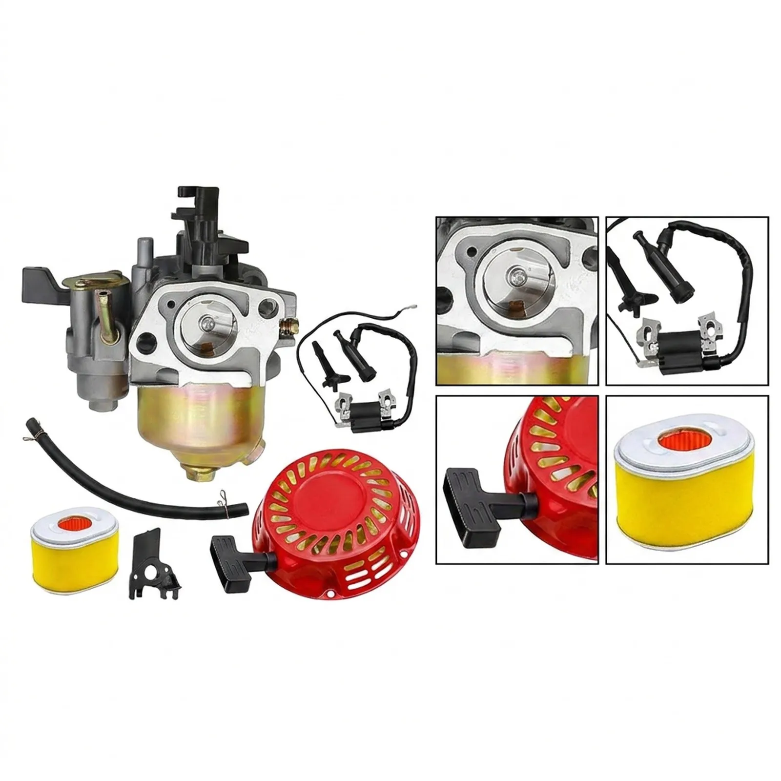 As Shown Replacement Carburettor for Easy Install Carburetor Kit For Engines Compatible With GX140 Efficient Engine Operation