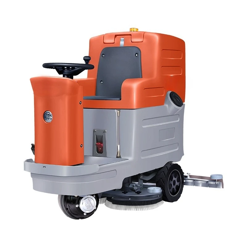 Driving washing machine Industrial workshop Ground washing car Ground tractor