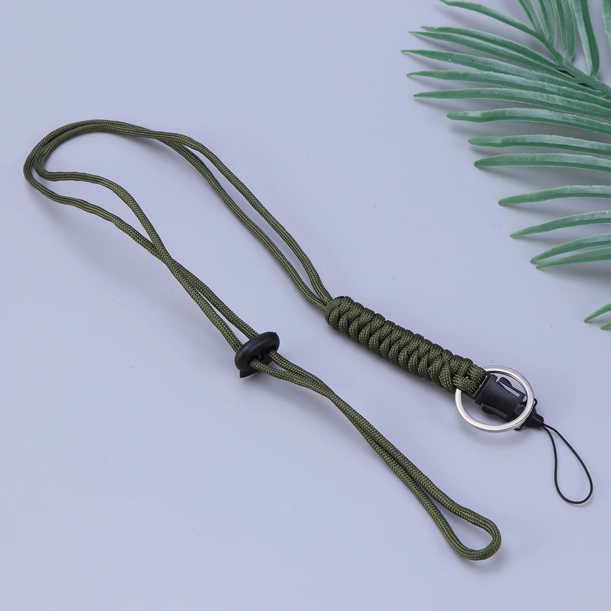 

3 pcs Multifunctional Paracord Lanyard Waterproof Bag Holder Id Keychain Wrist Strap For Camera Cellphone Metal Hook