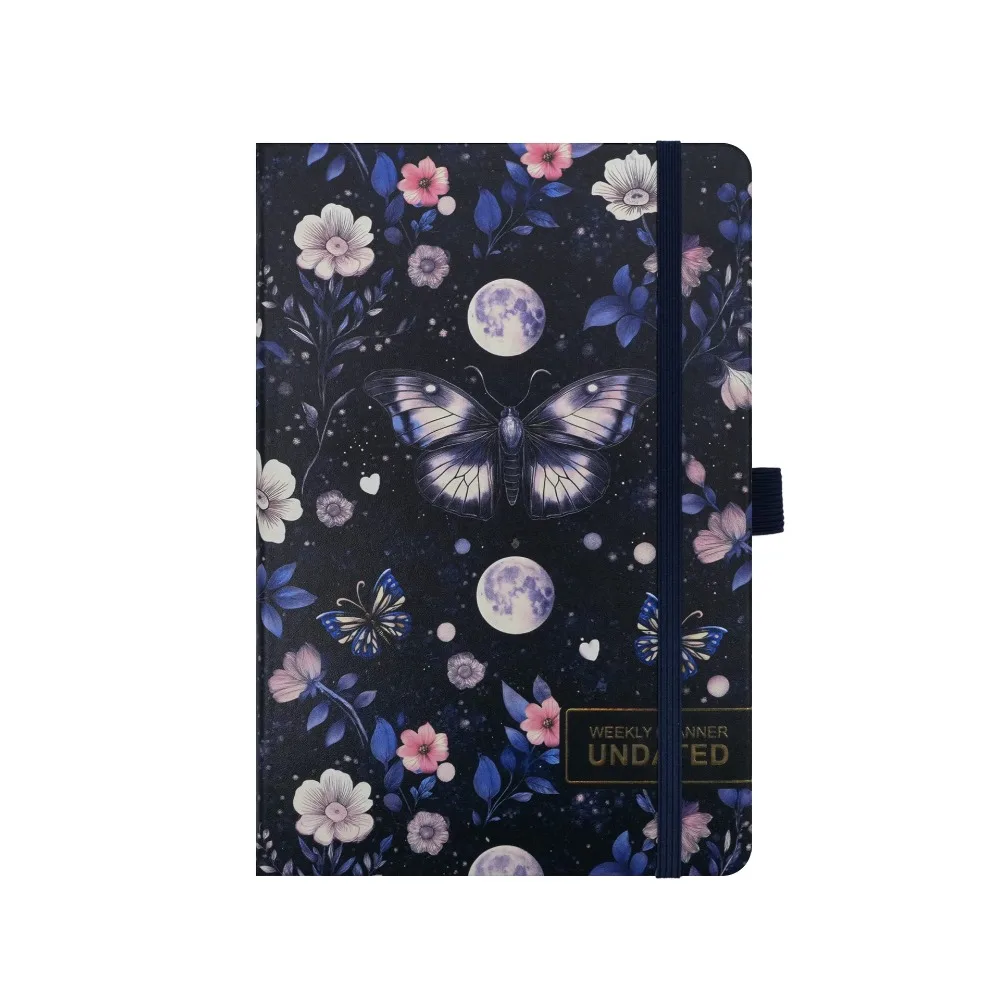 A5 Size Weekly Planner Notebook High-Quality Paper Compact Design Undated Academic Agenda Smooth Writing Lightweight