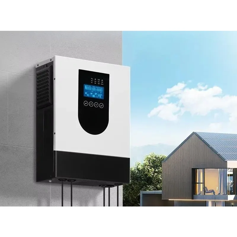 1500W 12V Off Grid Hybrid Solar Inverter Single Phase 60Hz Pure Sine Wave Auto AC Converter for Home Household Energy System