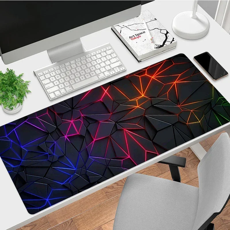 Computer Mouse Pad Gaming Accessories Non-Slip Large Cushion XXL Sense of Science and Technology Printing Deskmat Keyboard Rug