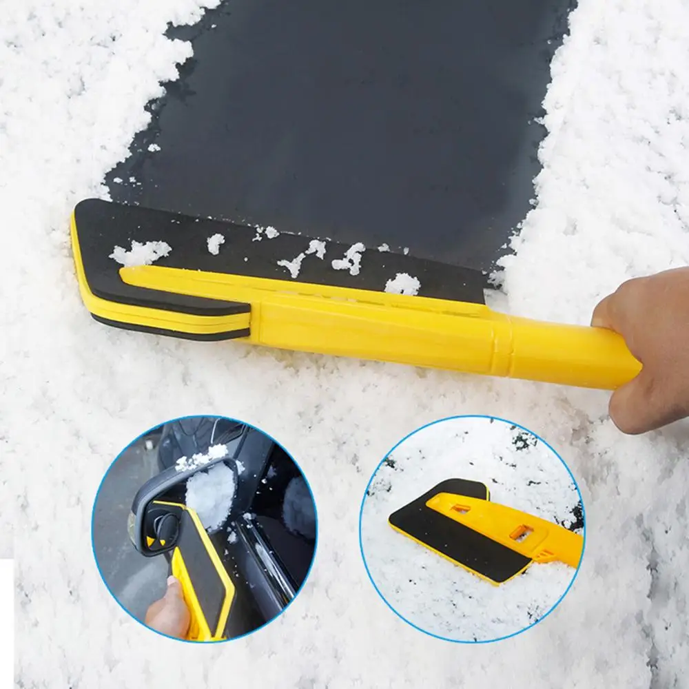 Multifunctional Car Accessories Car EVA Snow Shovel Snow Shovel Long Rod Deicing Ice Sweep Tool Snow Removal Brush For Winter Ca