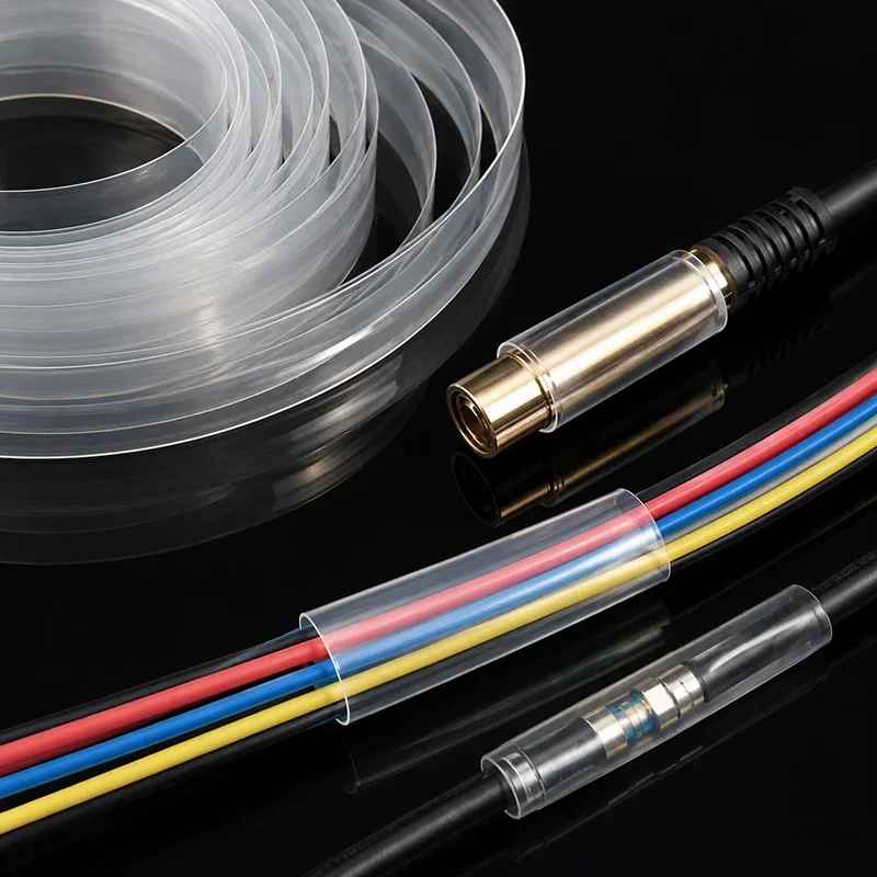 18650 Lipo Battery PVC Heat Shrink Tube Pack 160~260mm Width Insulated Film Wrap Lithium Case Cable Sleeve 1/2/3/5/10M