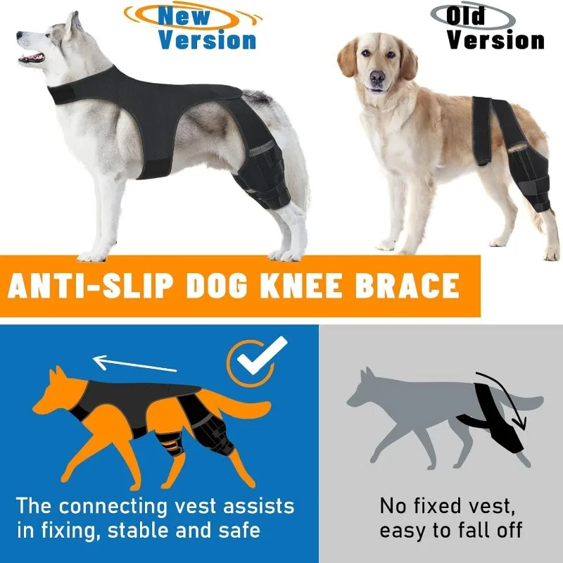 Pet Protector Dog Leggings Leg Joint Protector Dog Rear Leggings Pet Joint Protector