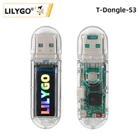 LILYGO ®   Placa de desarrollo T-Dongle-S3 ESP32-S3 con Dongle de pantalla pantalla LCD ST7735 de 0,96 pulgadas compatible con tarjeta WiFi Bluetooth TF