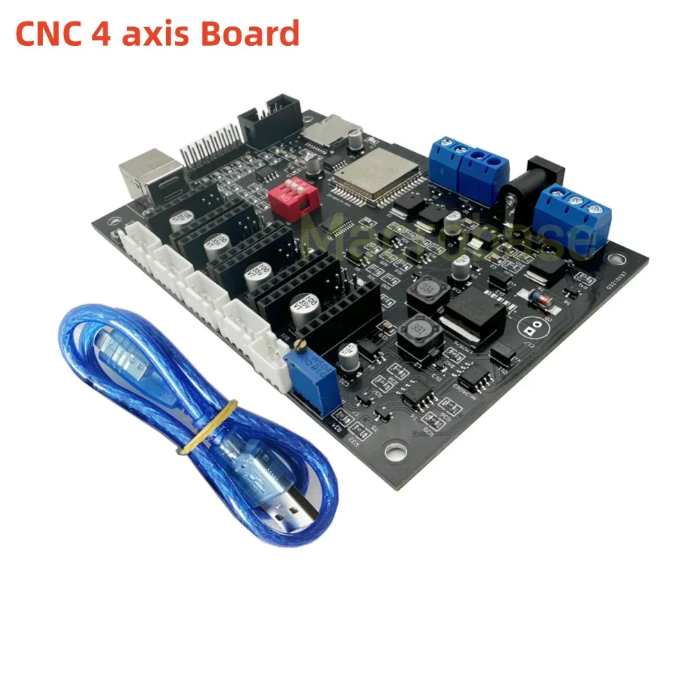 CNC 4 axis card USB motion controller breakout board cnc laser engraving cutting milling marking control plate ESP32 CPU