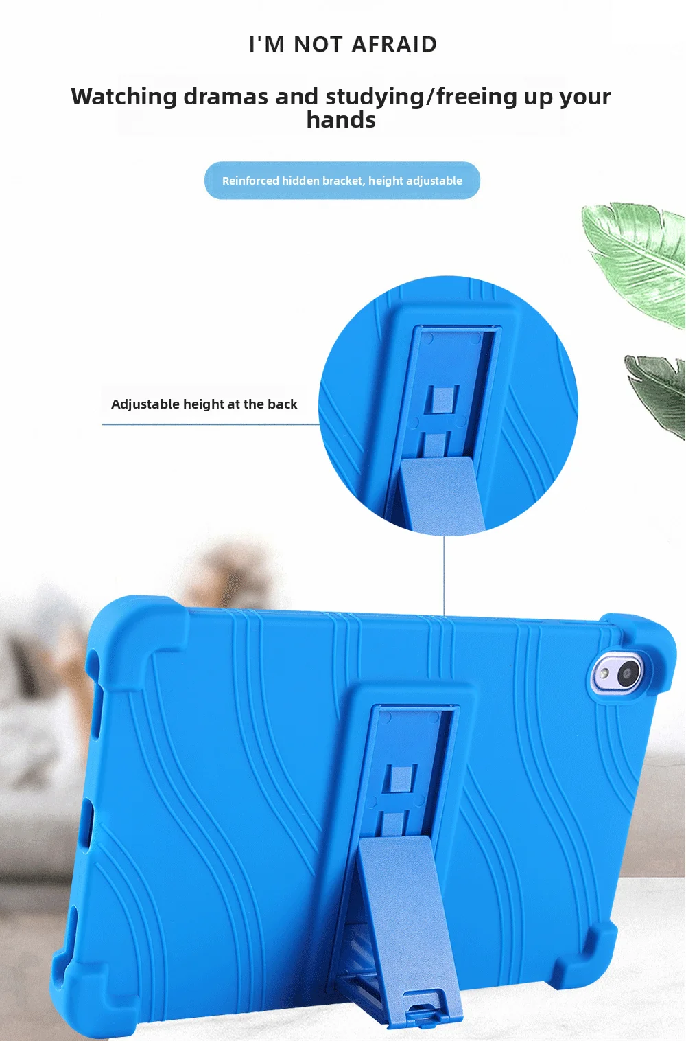 Stoßfeste TPU-Hülle für onn.8 Tablet 2024 100135923, Flexibler Stoßfänger mit Ständer, Mehrere Farben – Detail 4