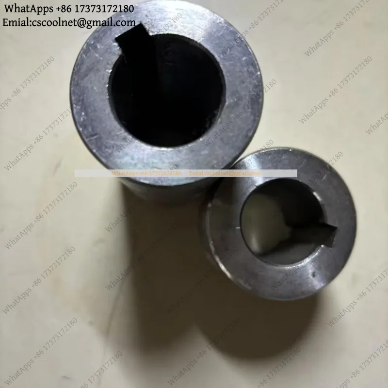 JS02 Keyway Bearing Sleeve CNC Lathe Iron Sleeve Wear-Resistant Steel Bushing Spacer 1 PC