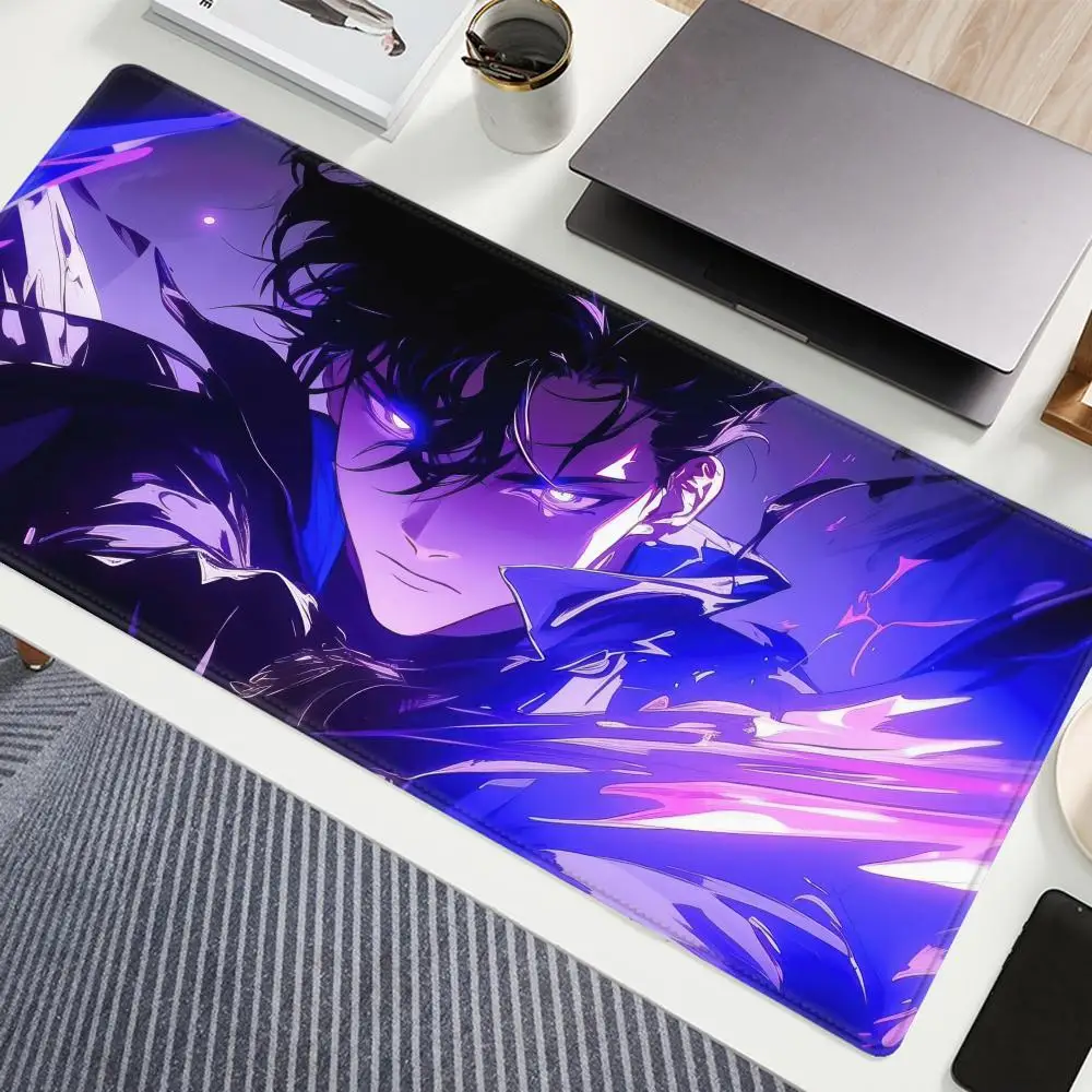 Anime Solo Leveling Mousepad HD Printing Computer Gamers Locking Edge Non-slip Mouse Pad XXL100x50cm Keyboard PC Desk Pad
