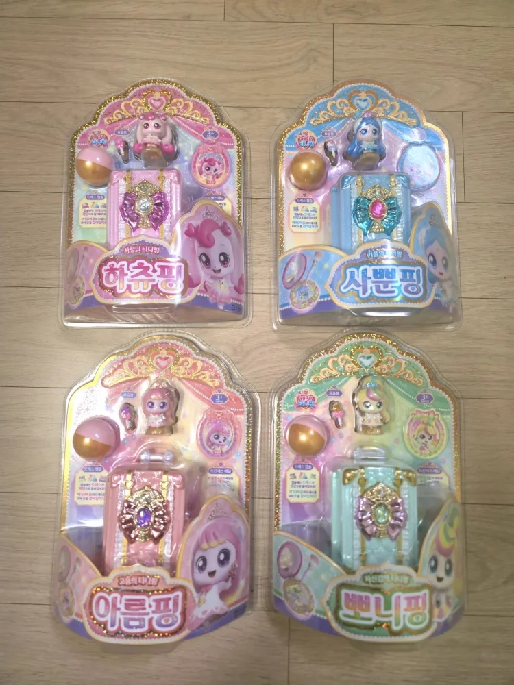 Hot Season 6 Kawaii Catchiniping Hatchuping Character Accessories Girl Toy Play Toys Teenieping Birthday Gifts For Children Cute