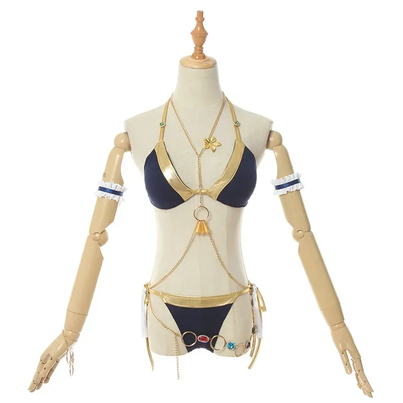 

Tamamo no Mae Cosplay Sexy Bikini Set Game FGO Fate Grand Order Cosplay Costume Swim Suits Cosplay Costum 2025 Hot Sale