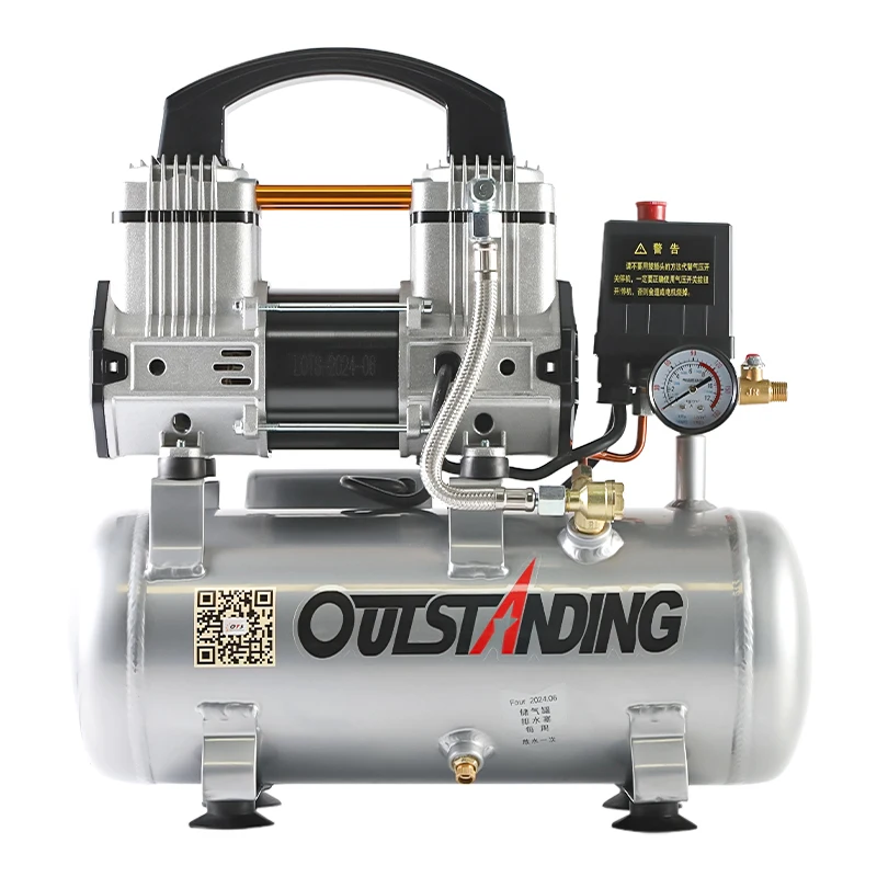 Aotus エアコンプレッサー小型ポータブルミニ 220V スプレーペン木工に適応特殊圧縮ネイルガンエアポンプ