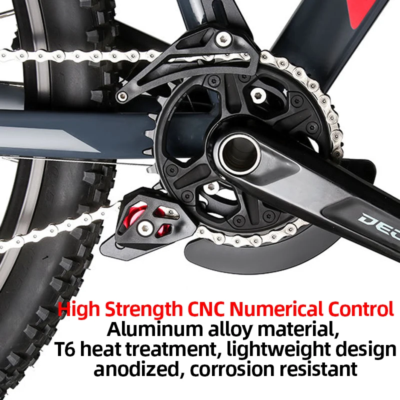 ل 32T ~ 38T سلسلة خفيفة سلسلة دراجات استقرار عالية القوة AL7075 الدراجة الجبلية سلسلة دليل ISCG03/05 BB جبل #3