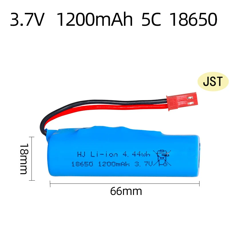 3.7V 1200mAh 18650 Rechargeable Battery For RC TOYS Helicopter Airplanes Car Baot Tank Gun Truck Train Motorcycles 3.7v Battery