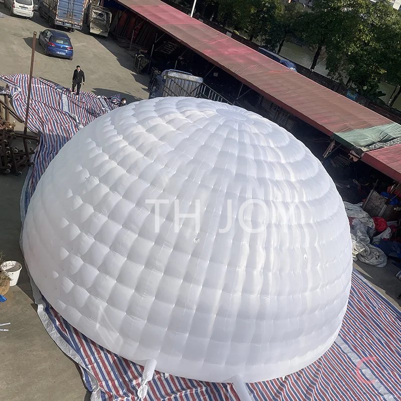 fast air ship to door,outdoor giant inflatable marquee, 10m diameter inflatable dome tent blow up igloo for party