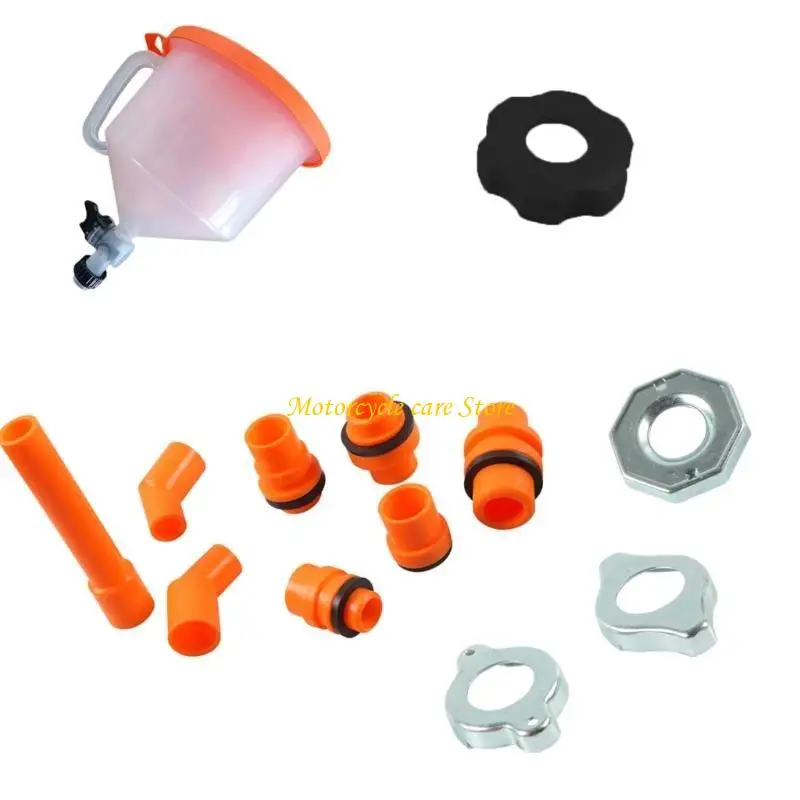 

U75F Not Spill Coolant Funnel Spill Frees Radiator Coolant Filling Funnel Spill Proof Radiator Funnel Bleeder for Car