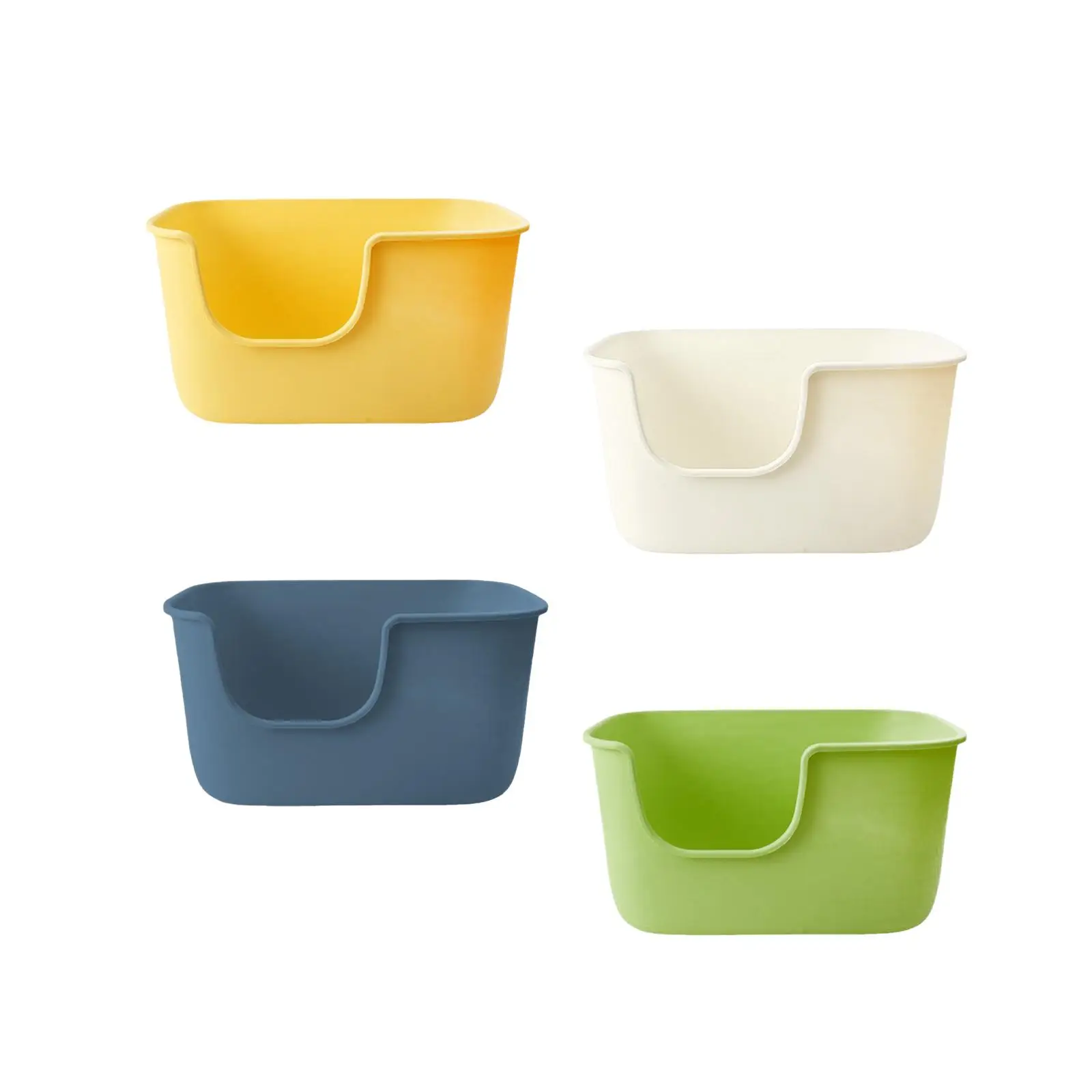 

Open Top Cat Litters Box Cage Pet Supplies Cat Small Dogs Bedpan for Small and