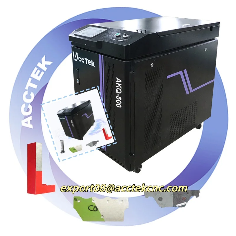 Powerful Pulsed Fiber Laser Cleaning Machine 500W Power Laser Cleaning Hand Tool Continue Laser for Laser Rust Cleaning Home