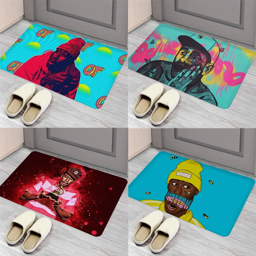 Rapper Tyler The Creator Floor Mat Entrance Door Mat Nordic Style Home Doormat Bathroom-Toilet Mats Bedroom Hotel Decor Mat