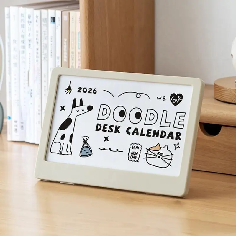 

Integrated Stand Systems For 2026 Calendar Facilitates Hassle Frees Installation And Month Updates with Paper Materials