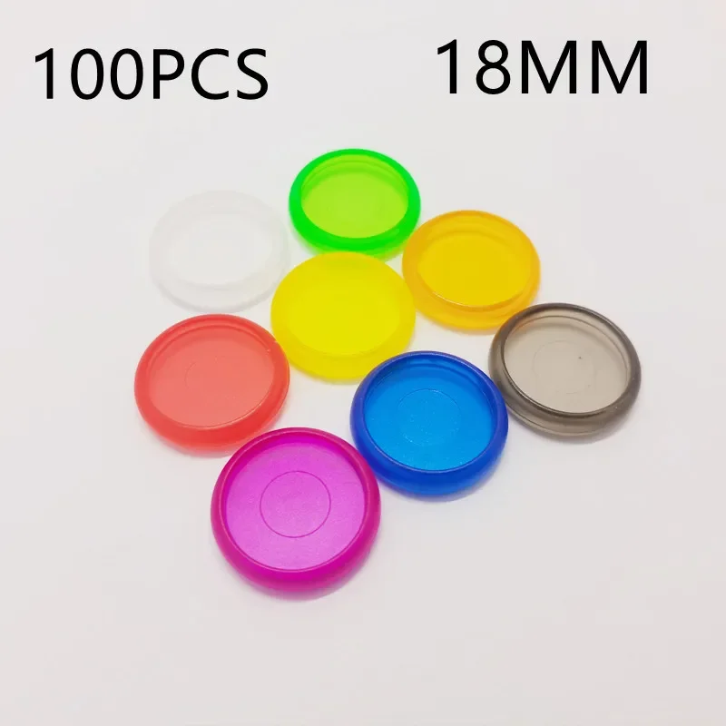 100PCS18MM loose-leaf mushroom hole binding ring, solid plastic binding button notebook binding CD.