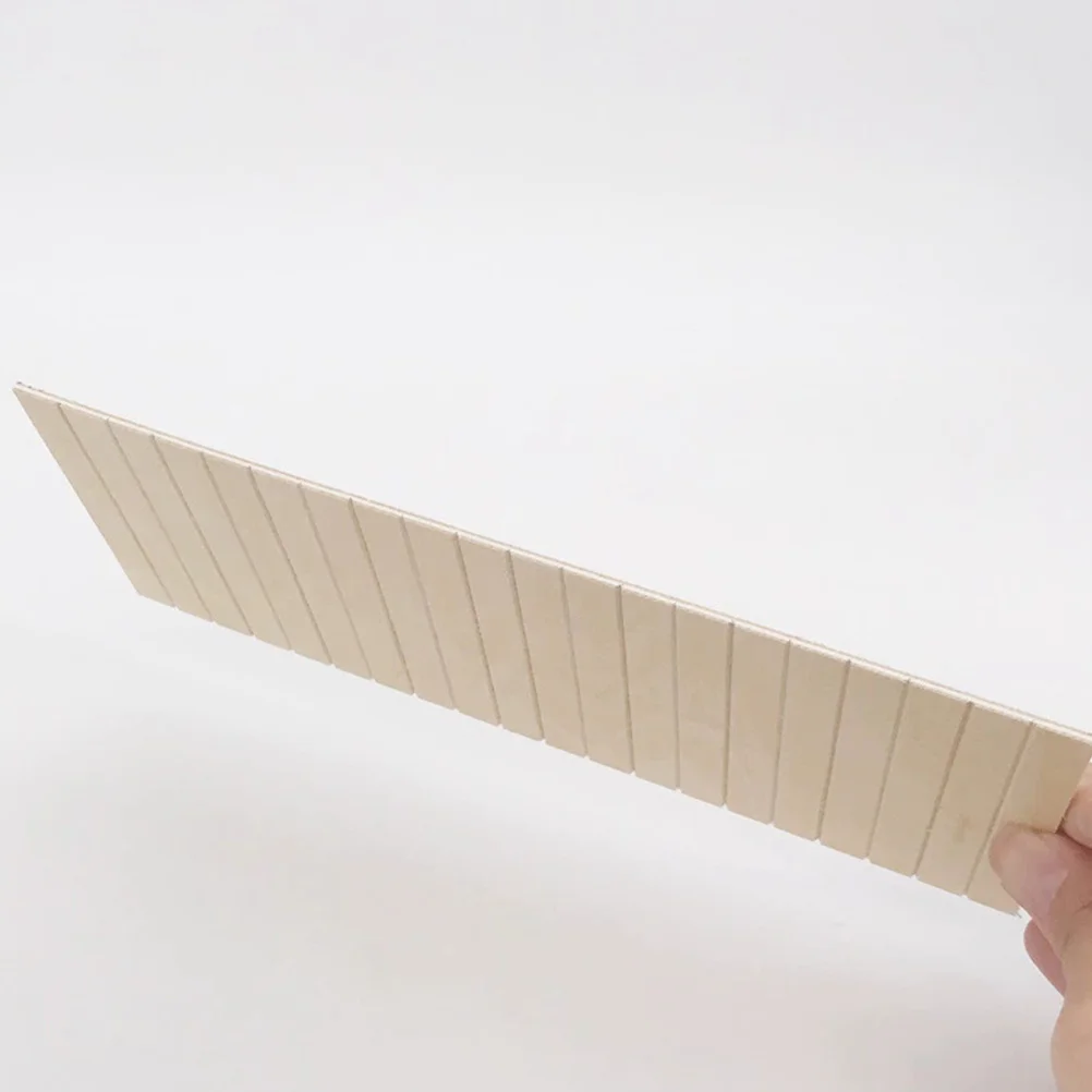 

2 шт. миниатюрные деревянные панели для кукольного домика, для самостоятельного декора интерьера, прочный деревянный материал, простая установка