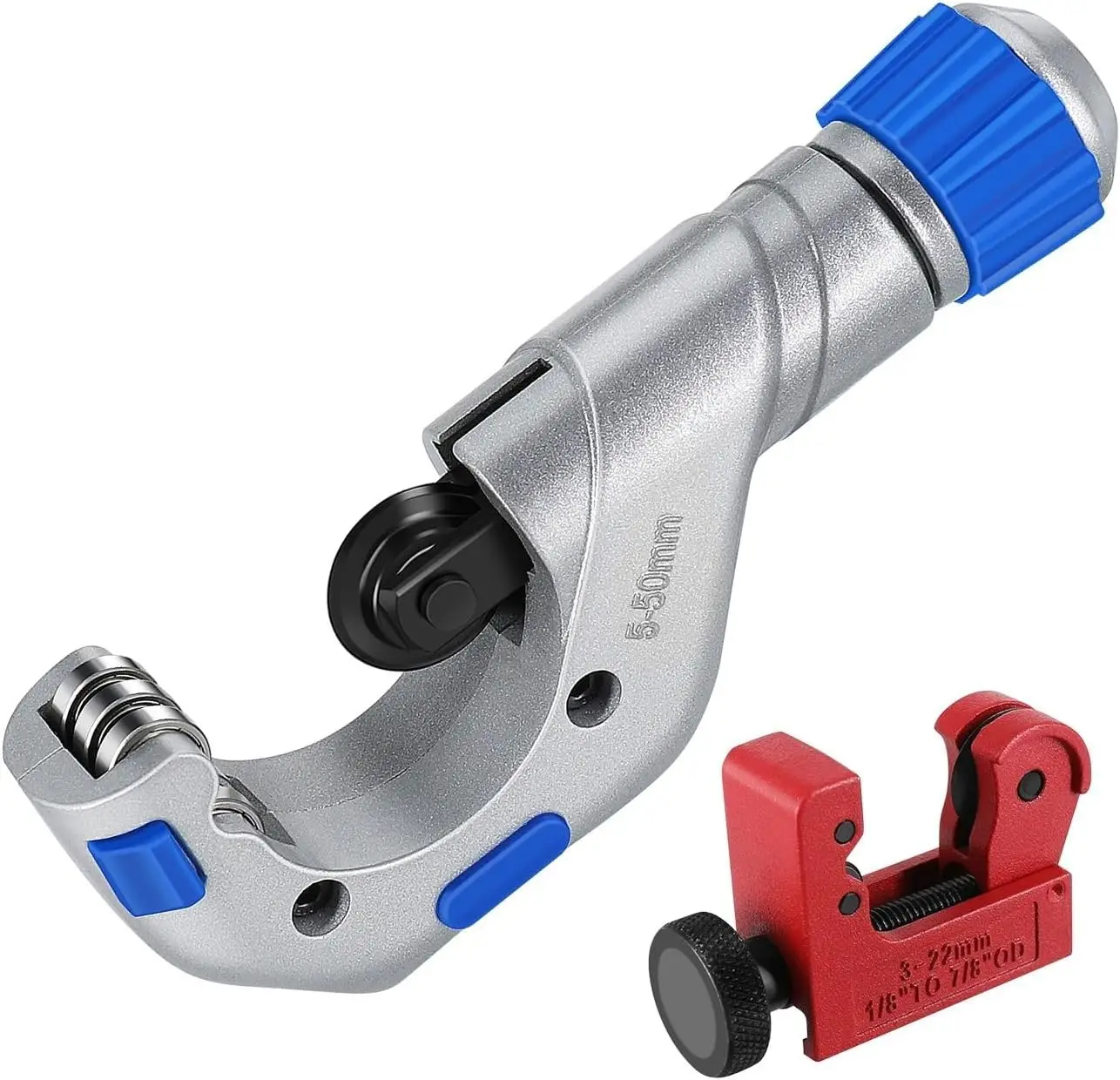 

Copper Pipe Cutter 1/4' to 2', Mini Tube Cutter 1/8' to 7/8' – Multi-Material Tubing Cutter Set for DIY Repairs