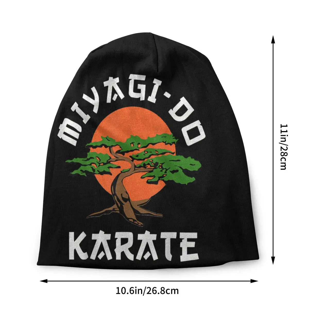 Cobra Kai Skullies Beanies Autumn Spring Hats Vintage Miyagi-Do Karate Bonsai Tree Thin Bonnet Special Caps Men Women's Earmuffs