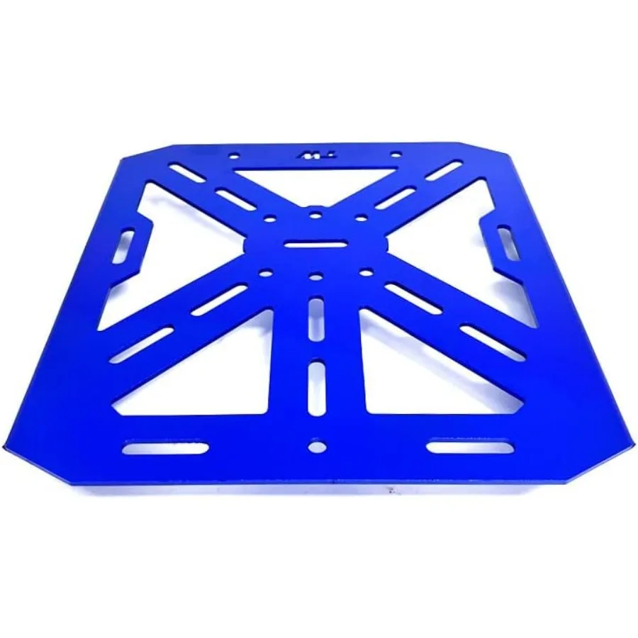 Aluminum Rear Cargo Tail Rack Carrier Luggage Holder Plate for Yamaha TW200 TW 200 19902024 Blue Durable Motorcycle Rear Cargo