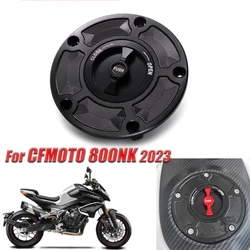 Motorcycle Quick Release Cover Gas Fuel Tank Cap For CFMOTO 800NK 800 nk 2023 CNC