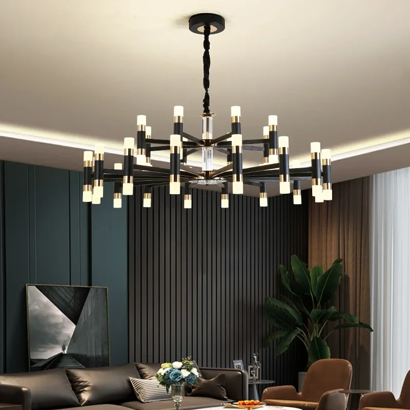 

GHJUYIOL Light luxury style living room pendant light, modern, simple and atmospheric, main hall light, Italian restaurant light